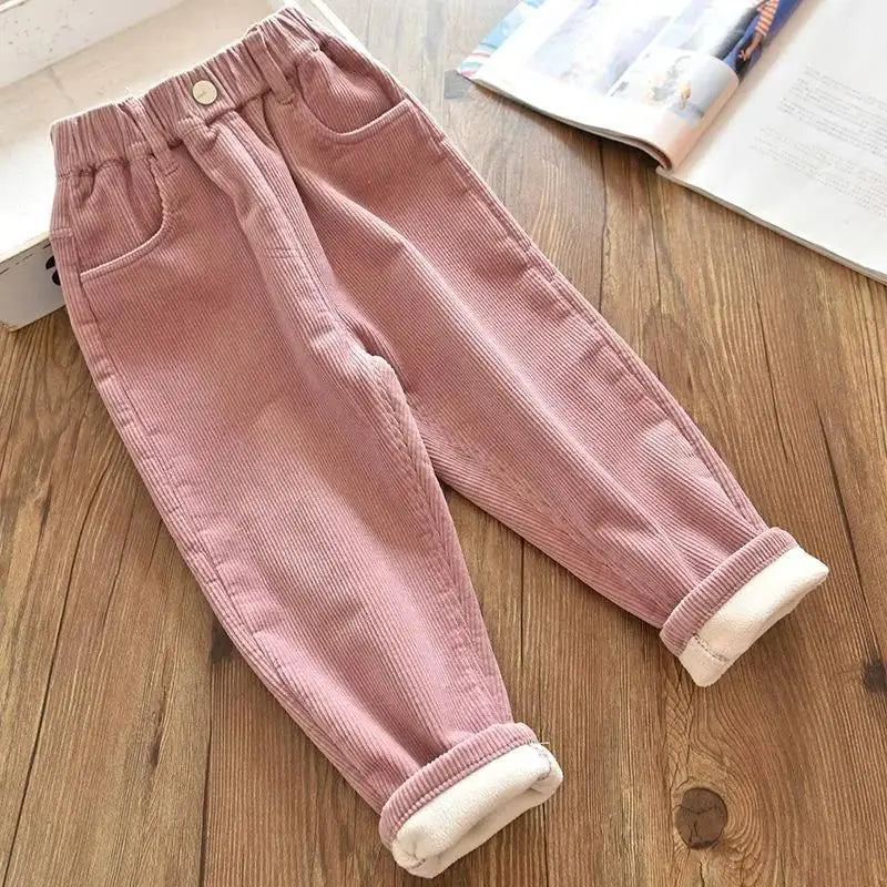 Calça Feminina Infantil Térmica de Cintura Alta | CozyTop