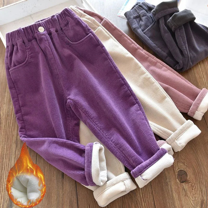 Calça Feminina Infantil Térmica de Cintura Alta | CozyTop