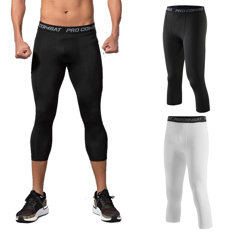 Calça Legging Masculina Curta de Compressão