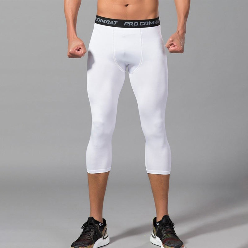 Calça Legging Masculina Curta de Compressão